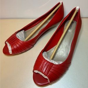 Giani Bernini Woman’s Shoe Wedges Red 7M